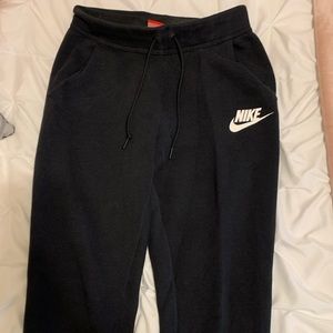 Women’s Nike black joggers